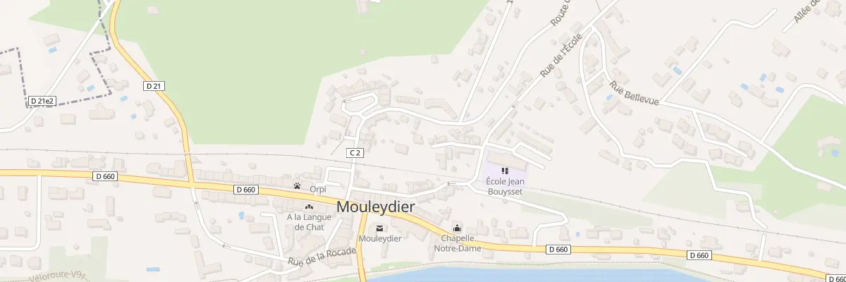 Plan du 12 Rue Bel Air à Mouleydier