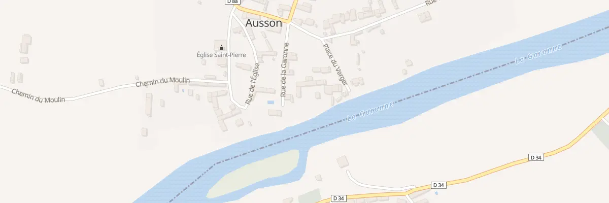 Plan du 5 Rue de la Garonne à Ausson