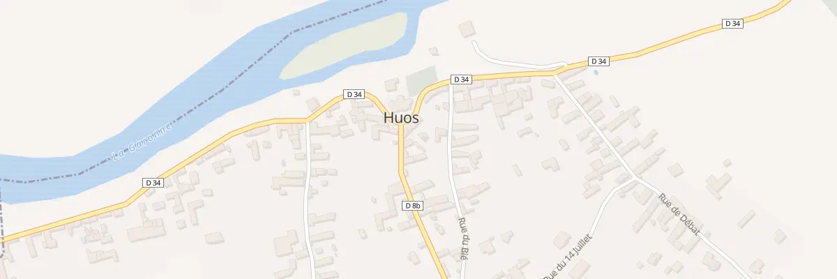 Plan du 96 Village Nord-Ouest à Huos