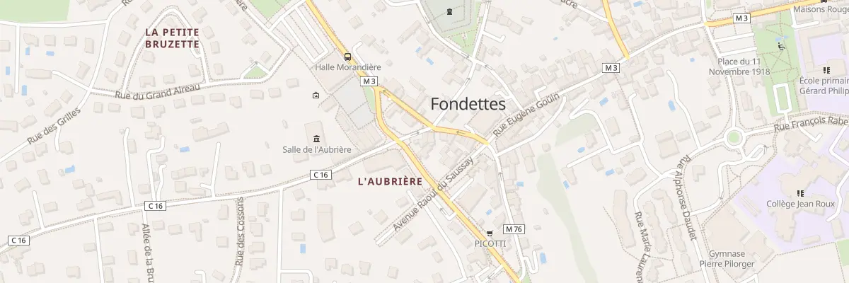 Plan du 13B Rue de la République à Fondettes