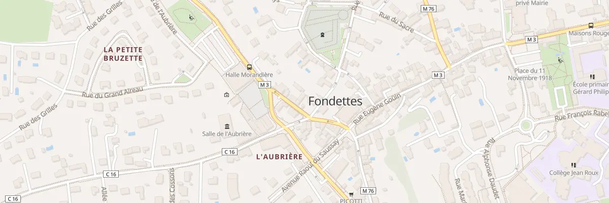 Plan du 6 Rue de la République à Fondettes