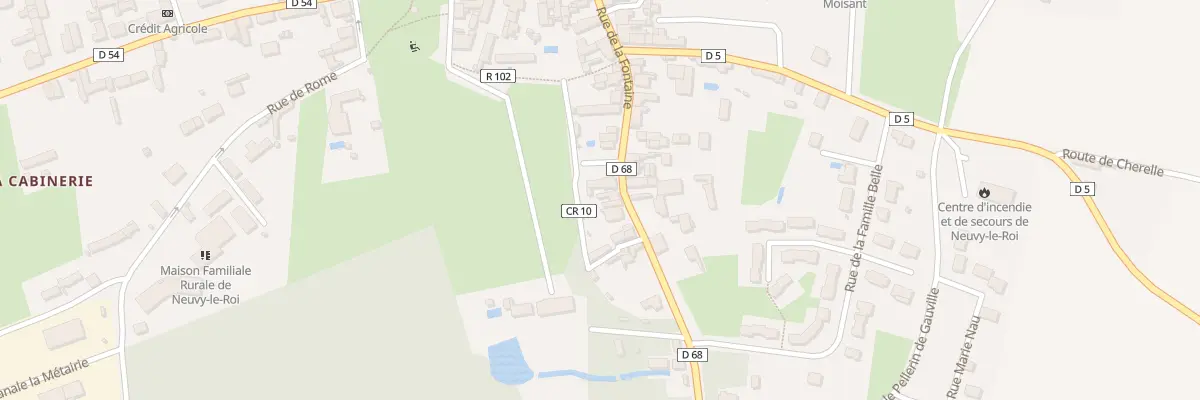 Plan du 19 Rue de la Fontaine à Neuvy-le-Roi