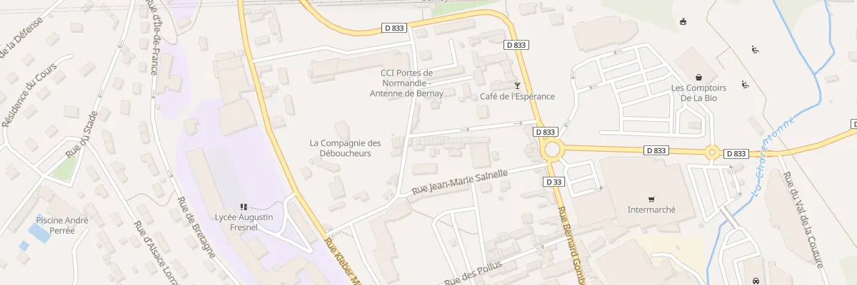 Plan du 6 Rue Ernest Victor Veuclin à Bernay