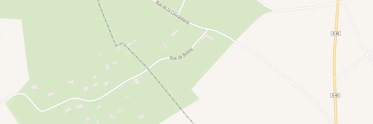Plan du 43 Rue de Boissy à Morsan