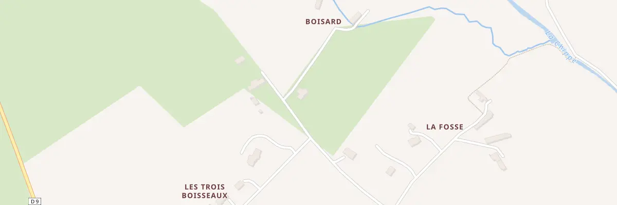 Plan du 4 Boisard à Courgeon