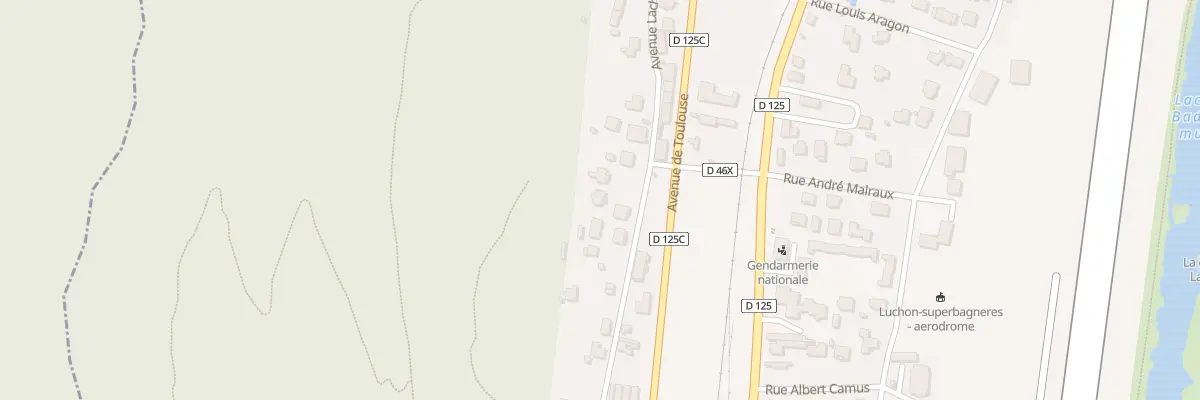 Plan du 14T Av Lachapelle à Bagnères-de-Luchon