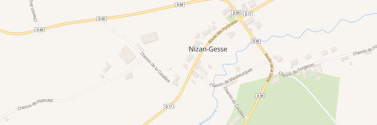 Plan du 17 Village de Nizan à Nizan-Gesse