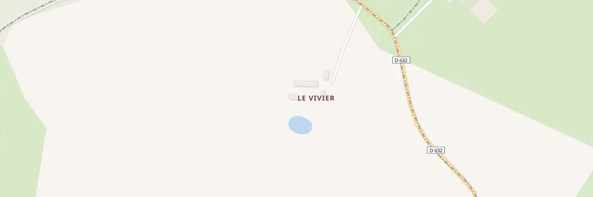Plan du 2 Le Vivier à Loisail