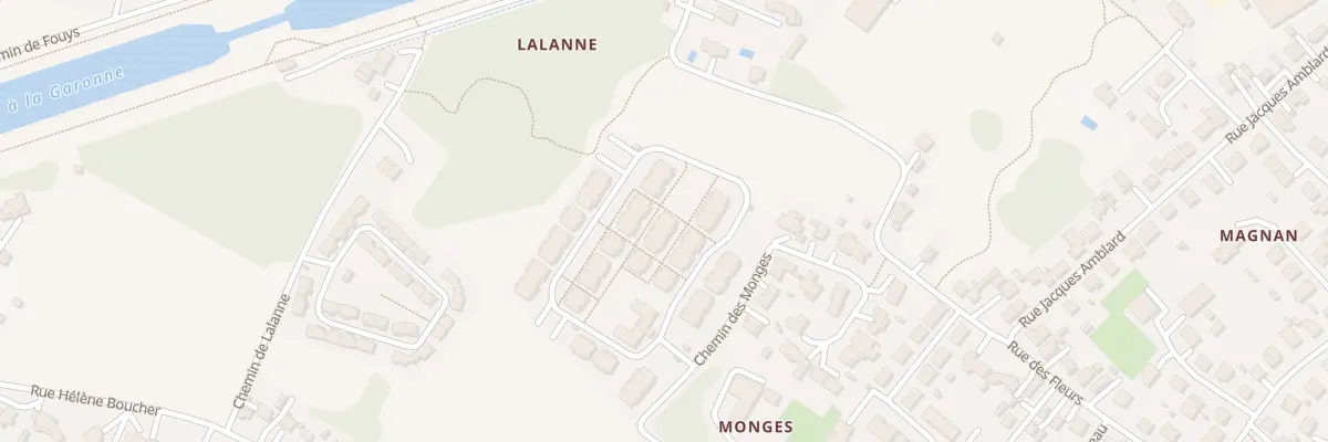 Plan du 455 Che des Monges au Passage