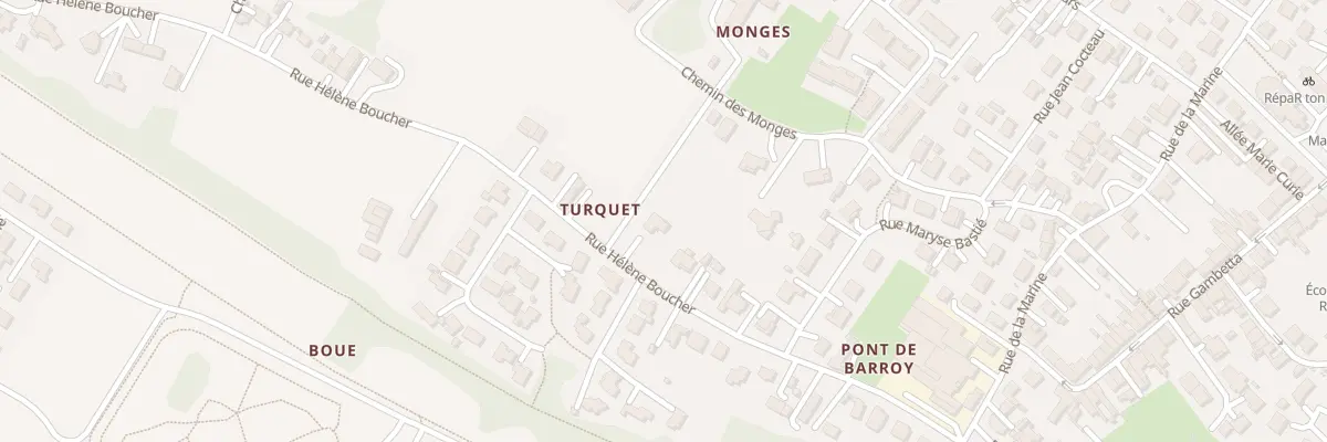 Plan du 9005 Rue Hélène Boucher au Passage
