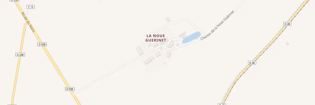 Plan du 6 Che de la Noue Guerinet à Semblançay