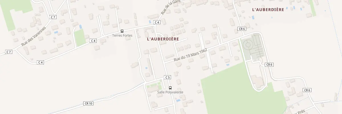 Plan du 32 Rue de la Gare à Saint-Genouph
