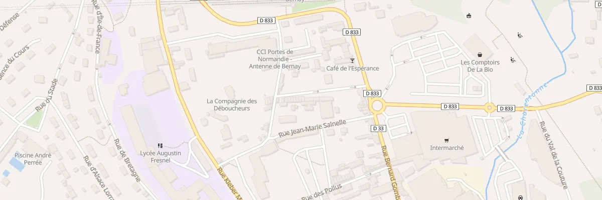 Plan du 14 Rue Ernest Victor Veuclin à Bernay