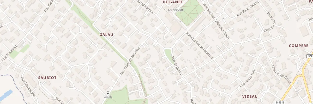 Plan du 17 Rue de Galau au Passage