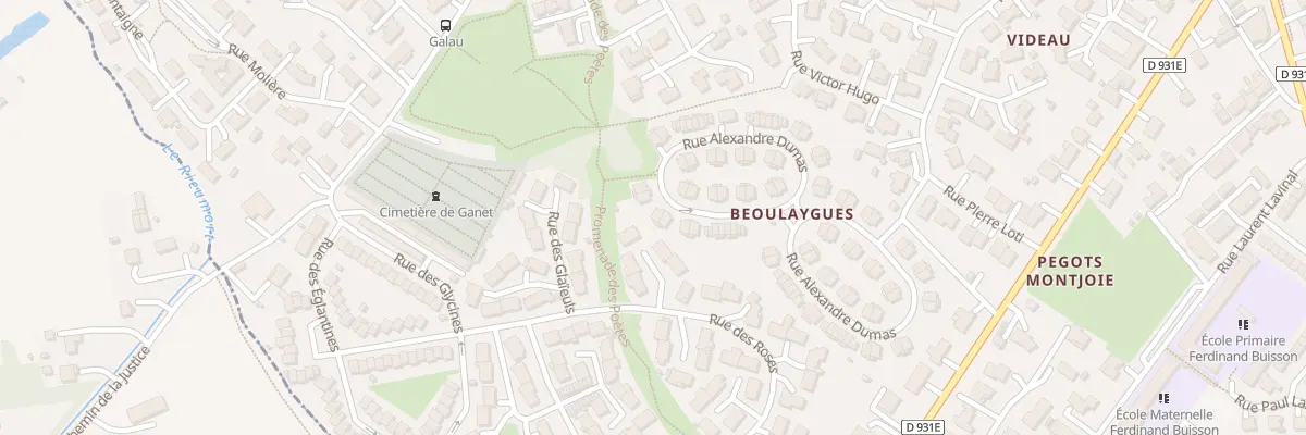 Plan du 5066 Rue Alexandre Dumas au Passage