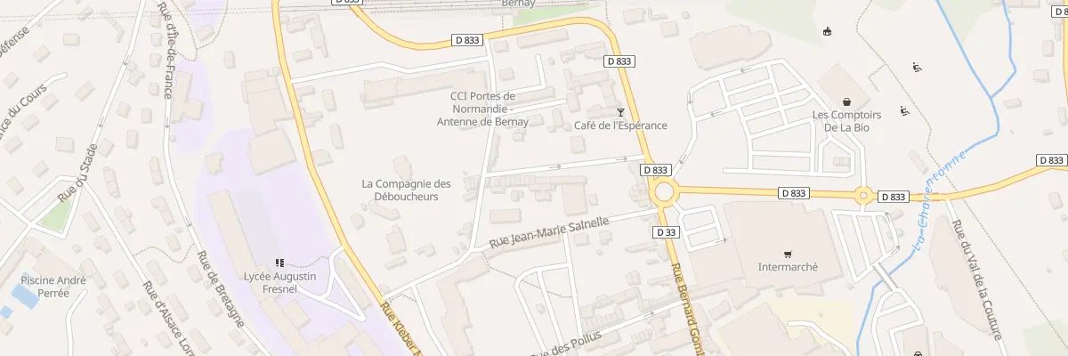 Plan du 16 Rue Ernest Victor Veuclin à Bernay