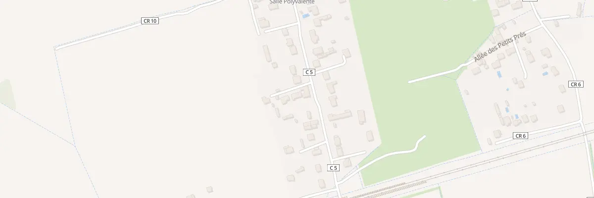 Plan du 57 Rue de la Gare à Saint-Genouph