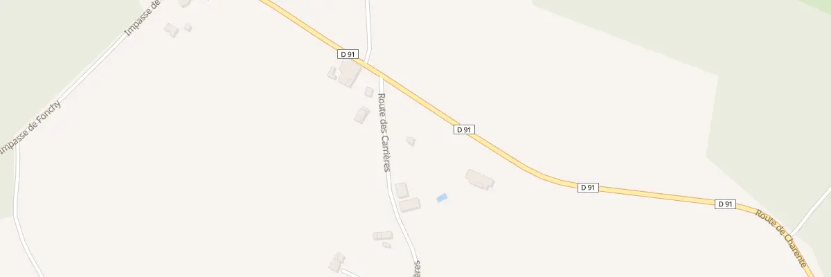 Plan du 223A Les Tuilieres Basses à Bussière-Badil