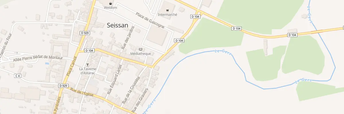 Plan du 6 Rue de la Christianie à Seissan