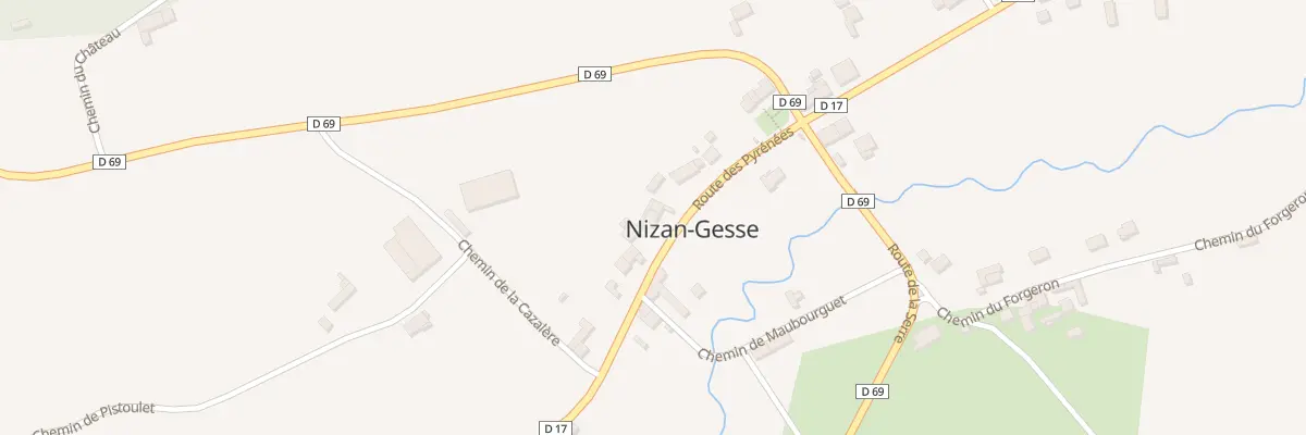 Plan du 22 Village de Nizan à Nizan-Gesse