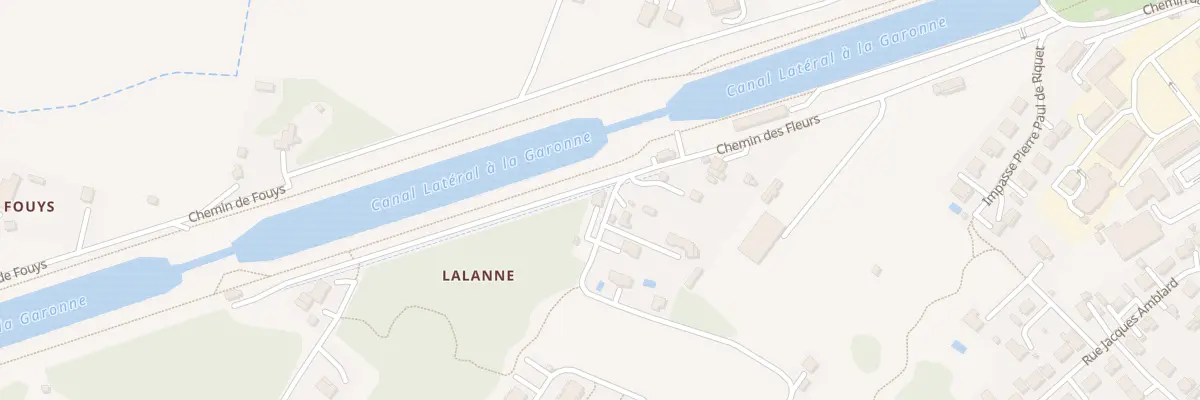 Plan du 21 Che des Fleurs au Passage