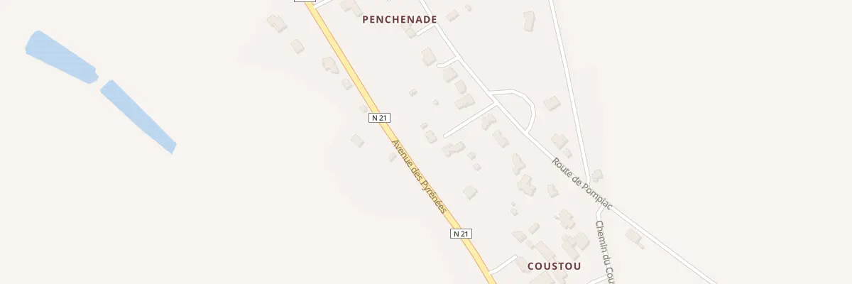 Plan du 2 All Penchenade à Castillonnès