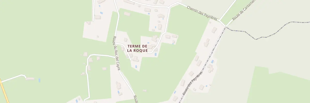 Plan du 10 Imp du Terme de la Roque à Saint-Sauveur