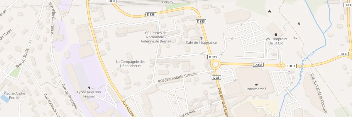 Plan du 18 Rue Ernest Victor Veuclin à Bernay