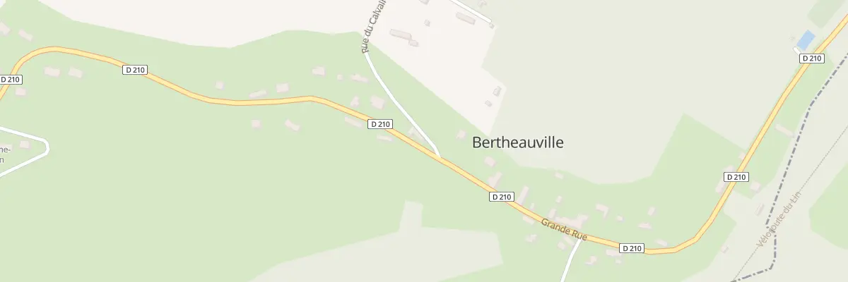 Plan du 47 Rue du Calvaire à Bertheauville