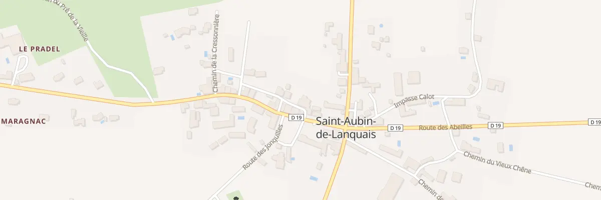 Plan du 20A Le Bourg à Saint-Aubin-de-Lanquais