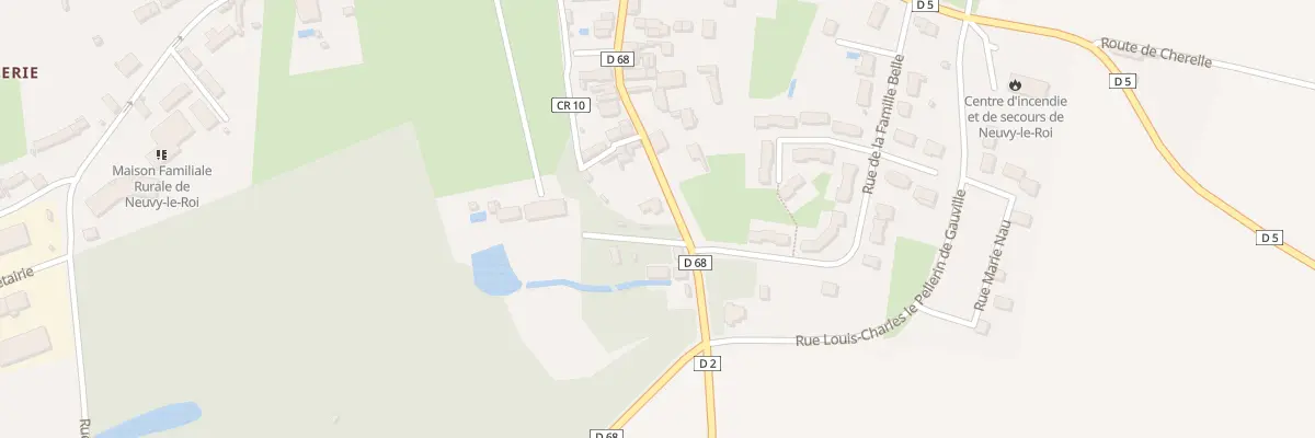 Plan du 33 Rue de la Fontaine à Neuvy-le-Roi