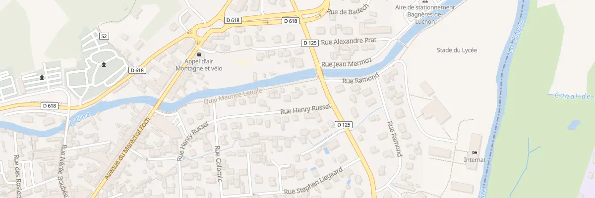 Plan du 31 Rue Henry Russel à Bagnères-de-Luchon