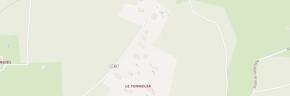 Plan du 12 Rte de Gaffan à Saint-Sauveur