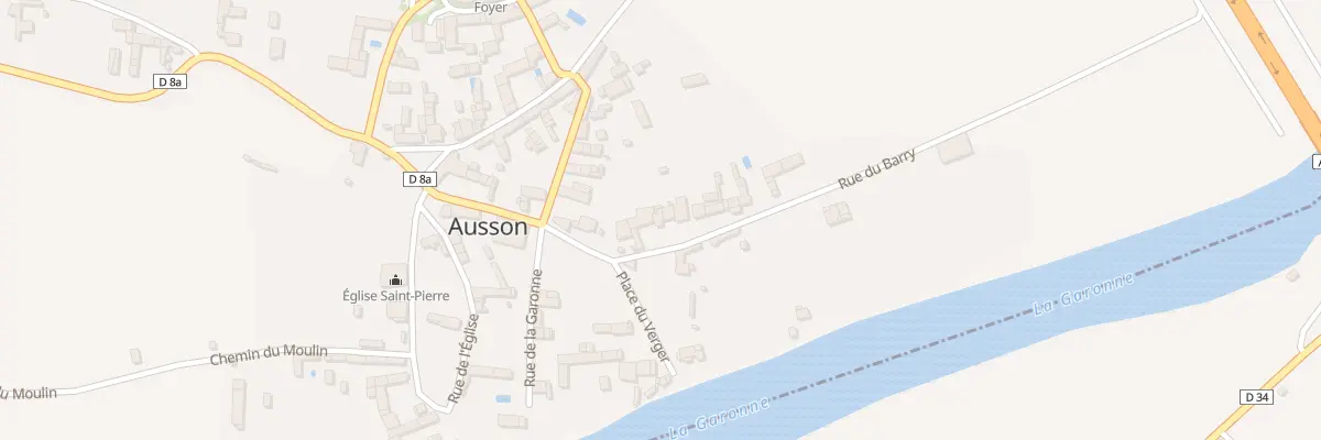 Plan du 5A Rue du Barry à Ausson
