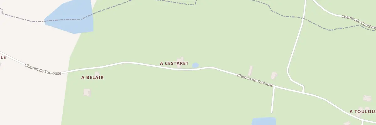 Plan du 5021 A Cestaret à Ornézan