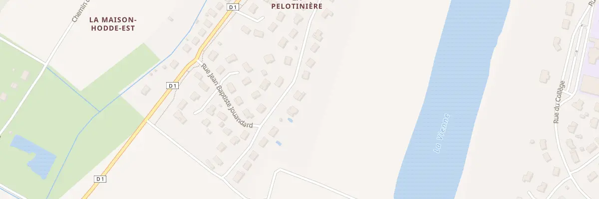 Plan du 34 Rue Jean-baptiste Jouandard à Dangé-Saint-Romain