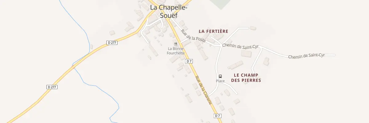 Plan du 14 Rue de la Cidrerie à La Chapelle-Souëf