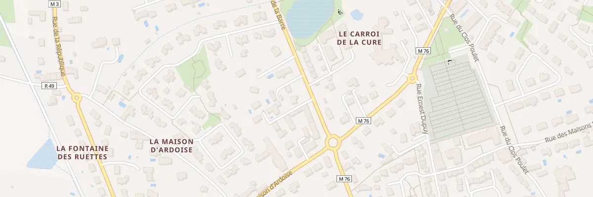 Plan du 5B Rue de la Barre à Fondettes