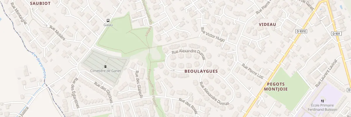 Plan du 5052 Rue Alexandre Dumas au Passage