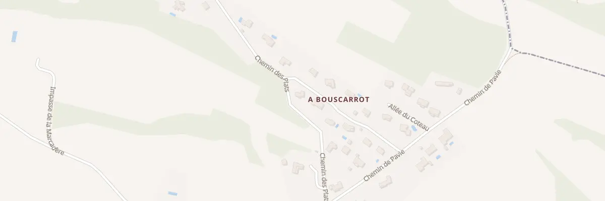 Plan du 1 All de Bouscarrot à Lasseube-Propre