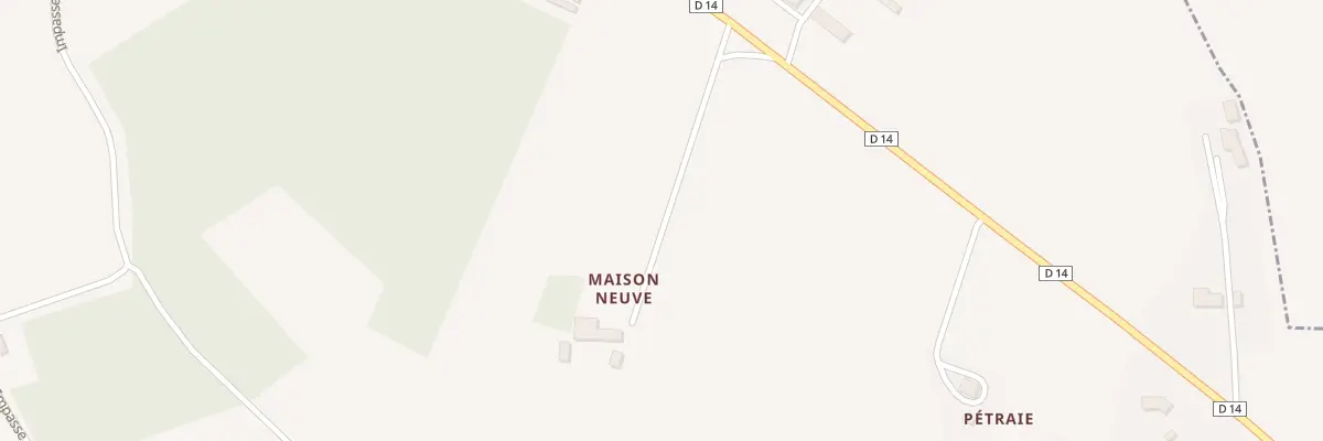 Plan du 20 Maison Neuve à Monsaguel