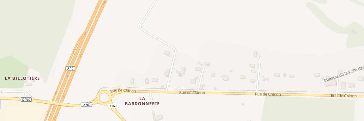 Plan du 6 Imp des Mesanges à Sainte-Maure-de-Touraine