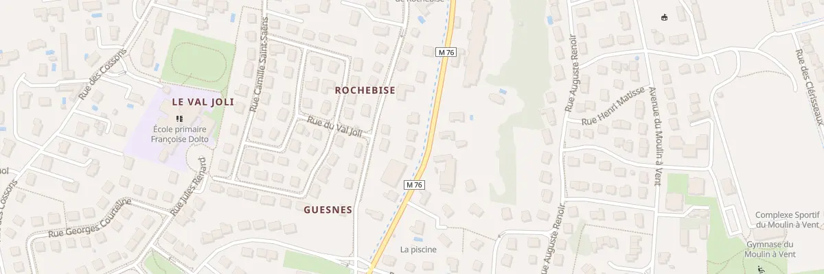 Plan du 16 Rue du Chanoine Noël Carlotti à Fondettes