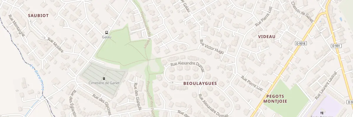 Plan du 5074 Rue Alexandre Dumas au Passage