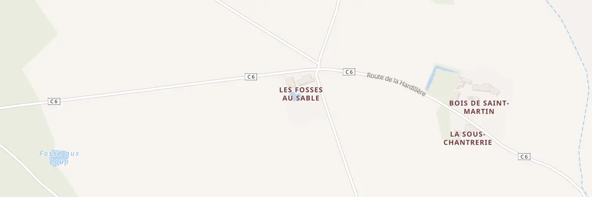 Plan du 875 Rte de la Hardillère à Charentilly