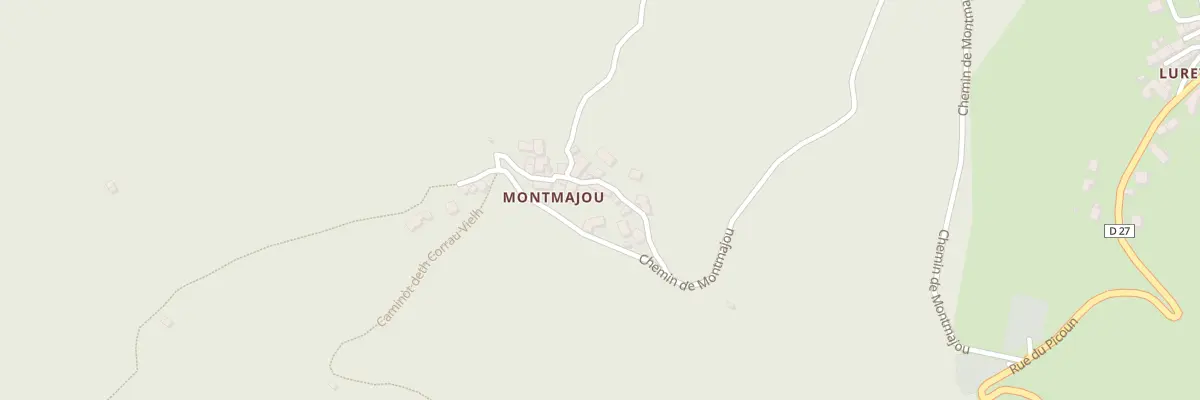 Plan du 96 Montmajou à Cier-de-Luchon