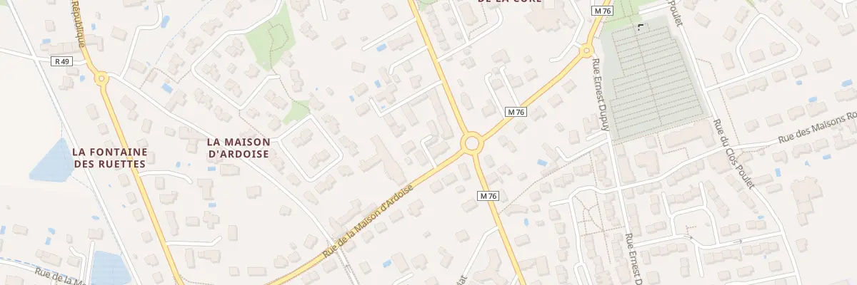 Plan du 3 Rue de la Barre à Fondettes