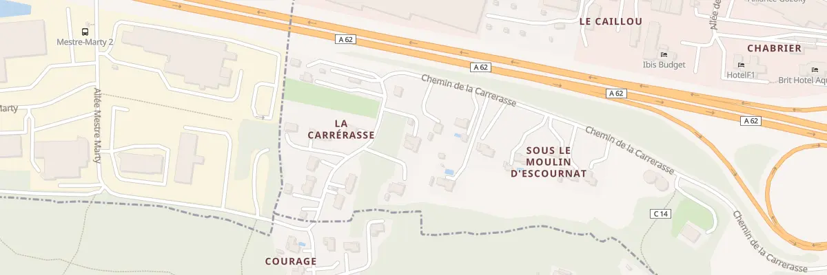 Plan du 180 Che de la Carrerasse au Passage