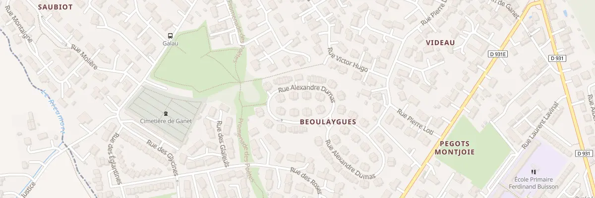 Plan du 5054 Rue Alexandre Dumas au Passage