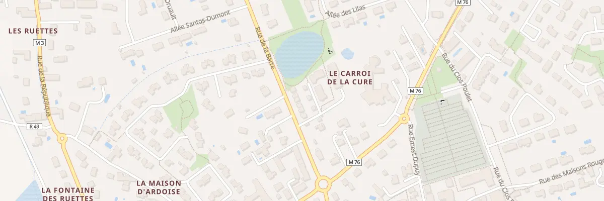 Plan du 10B Rue de la Barre à Fondettes